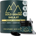 Shilajit Resin 124; 500mg Potency Tinggi, Shilajit Pure Hilayan Organik, 85 + Trace Minevic Acid 124; Shilajit for Energy & Imune Support 124; Golden Grade Shilajit, Shilajit for Men & Women