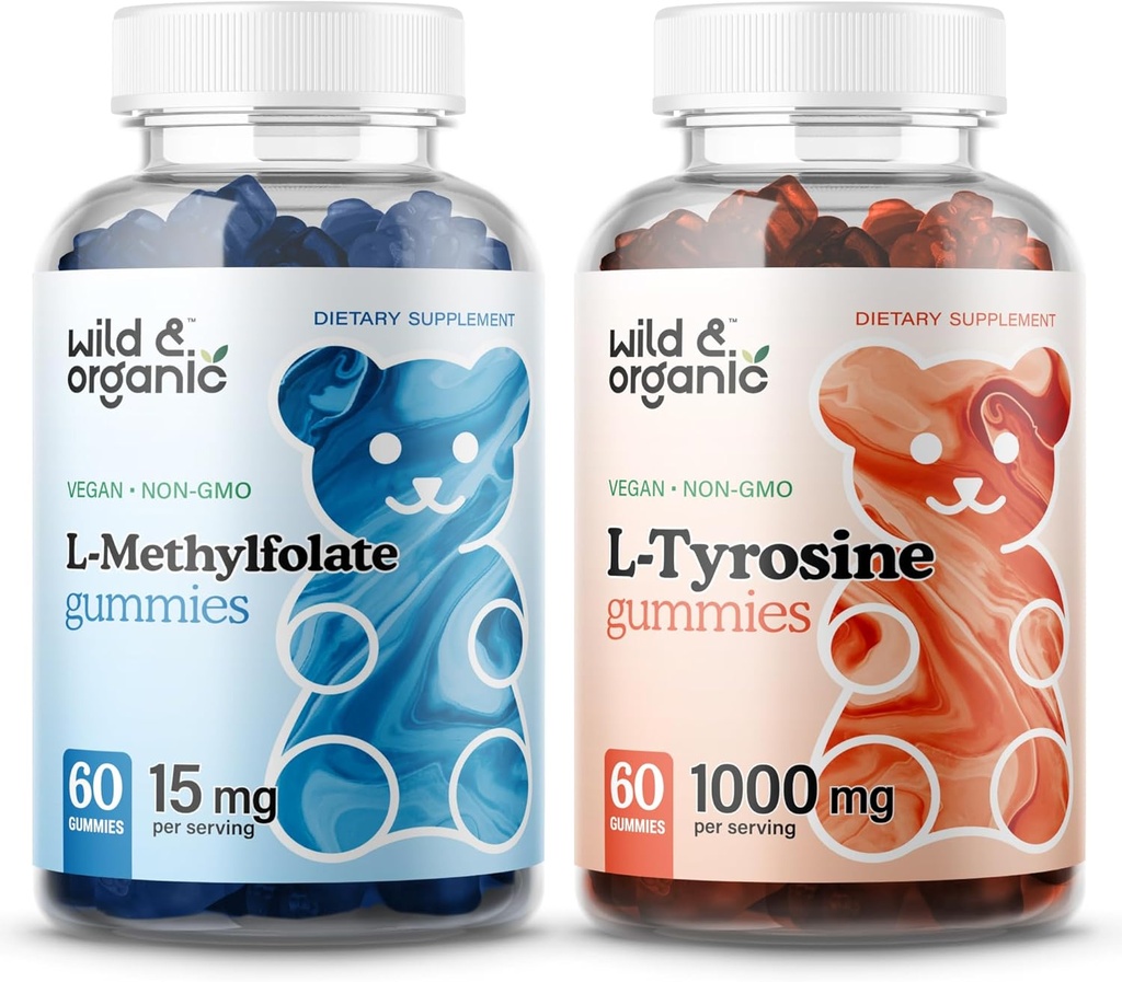 Wild & Organic L- Methylfolat Gummies & L-Tyrosine Gummies