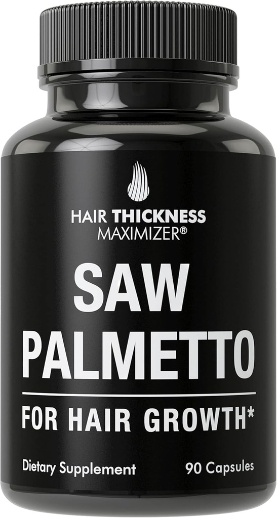 Melihat Palmetto untuk Pria Rambut dan Wanita. Saw Palmetto Supplement to Dukung Kekuatan Rambut & Ketebalan. Bukan-GMO dan Gluten Free Caspules