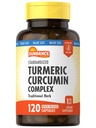 Sundance Turmeric Curcumin Complex 124; 120 Capsules 124; dengan Black Pepper Extract 124; Tradisional Herb 126; Non-GMO dan Gluten Free Suplemen