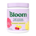 Bloom Nutrection High Energy Pre Workout dengan Beta Alanine, Ginseng dan L Tyrosine untuk Amino Energy, Kafein Natural dengan Tea Extract, Keto, Sugar Free Drink Mix, Raspberry Lemonade