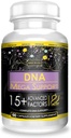 DNA ACTIF Mega Dukungan dengan 15 + Factors Lanjutan - Non- GMO, Fast- Acting, Dibuat di AS, 60 Count