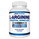 Arazo Nutrition Premium L Arginine - 1340mg Nitric Oxide Booster dengan L-Citrulline & Escule Amino Accids for Muscle Gain and Energy - powerful NO Booster to Train Longer & Hard - 60 Capsules