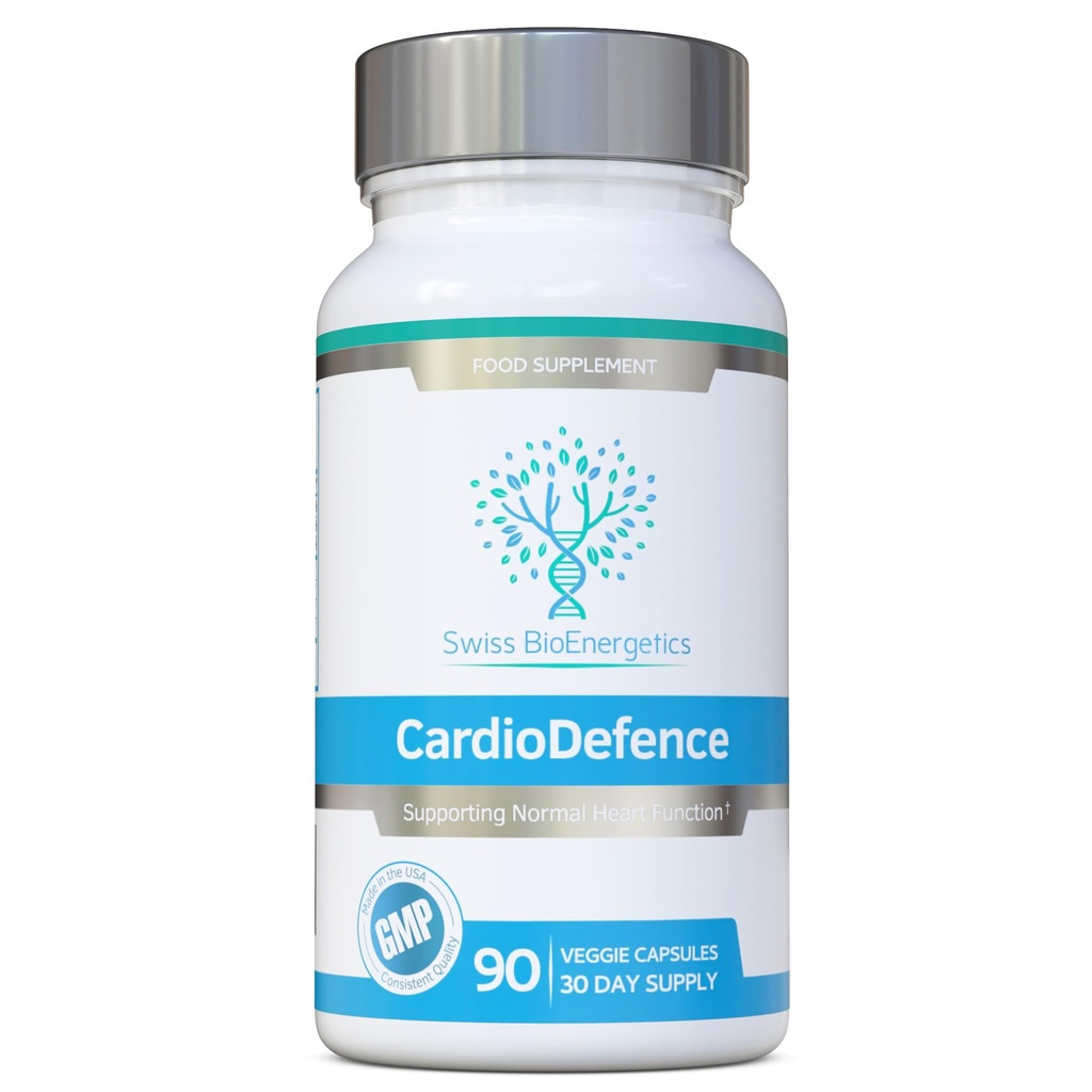 CardioDefence - 90 Kapsul - keseimbangan yang tepat dari CoQ10, D-Ribose, Acetyl L- Carnitine, B Vitamin dan MCT untuk berkontribusi pada fungsi normal jantung dan mengurangi kelelahan dan kelelahan