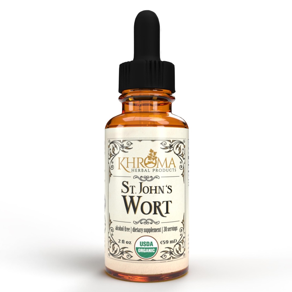 Organ St John 's Welt 30 Servings - 800 MG Per Serving - Khroma Herbal Products - 2 FL OZ - Hypericum Perforatum
