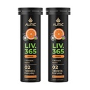 Auric Herbal Liver Suppport Suppplemen; Milk Thistle (Silymarin), Turmeric, Garlic, Ginger for Liver Health Alagh4; Advanced Detox & Cleansing Formula untuk aktif 124; 40 Tablets 124; Tanaman Berdasarkan Gluten- Bebas