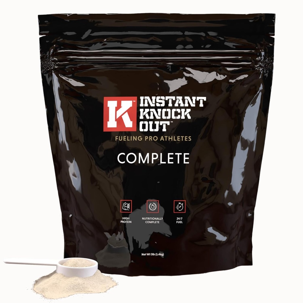 Seketika Knockout Lengkap Shred - Meal Pengganti Shake - Vanilla - Tinggi-Protein, Vitamin Enriched, Nutrinional Lengkap - 14 Hamba