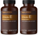 Elemen Vitamin E, 400 IU, 100 Softgels, 100 Days of Supply (Packating May Vary) (Pack of 2)