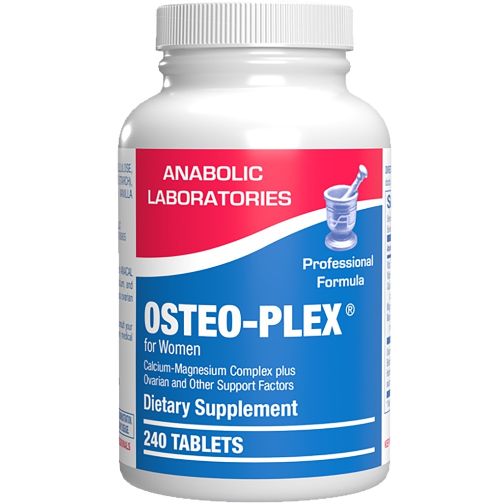 Osteo- Plex Bone Health Supplement for Women - Clinical Formula Bone Strength Suplement with Magnesium Calcium D3 & Trace Mineware Complex - Easy to Swallow Gentle Tablets - 240 Count