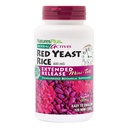 NaturresPlus Herbal Actives Red Yeast Rice, Extended Rilis - 600 mg, 120 Mini Tablet - Herbal Supplemen - Vegan, Vegetarian, Gluten- 60 Gratis