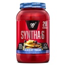 BSN SYNTHA-6 Premium Powder Premium dengan 6g of Fiber, Whey Protein, Mideath Casein, Milk Protein Isolate Blend, 5g Fat, Blueberry Pancake, 28 Servings (Packaging May Vary)