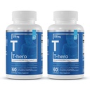 Elements T-Hero - Daily Testosteron Dukungan untuk Pria - Promotes Vitalitas & Drive - dengan Ashwagandha, Shilajit, Boron, DIM - 60 Count - 30 Hamba (2- Pack)