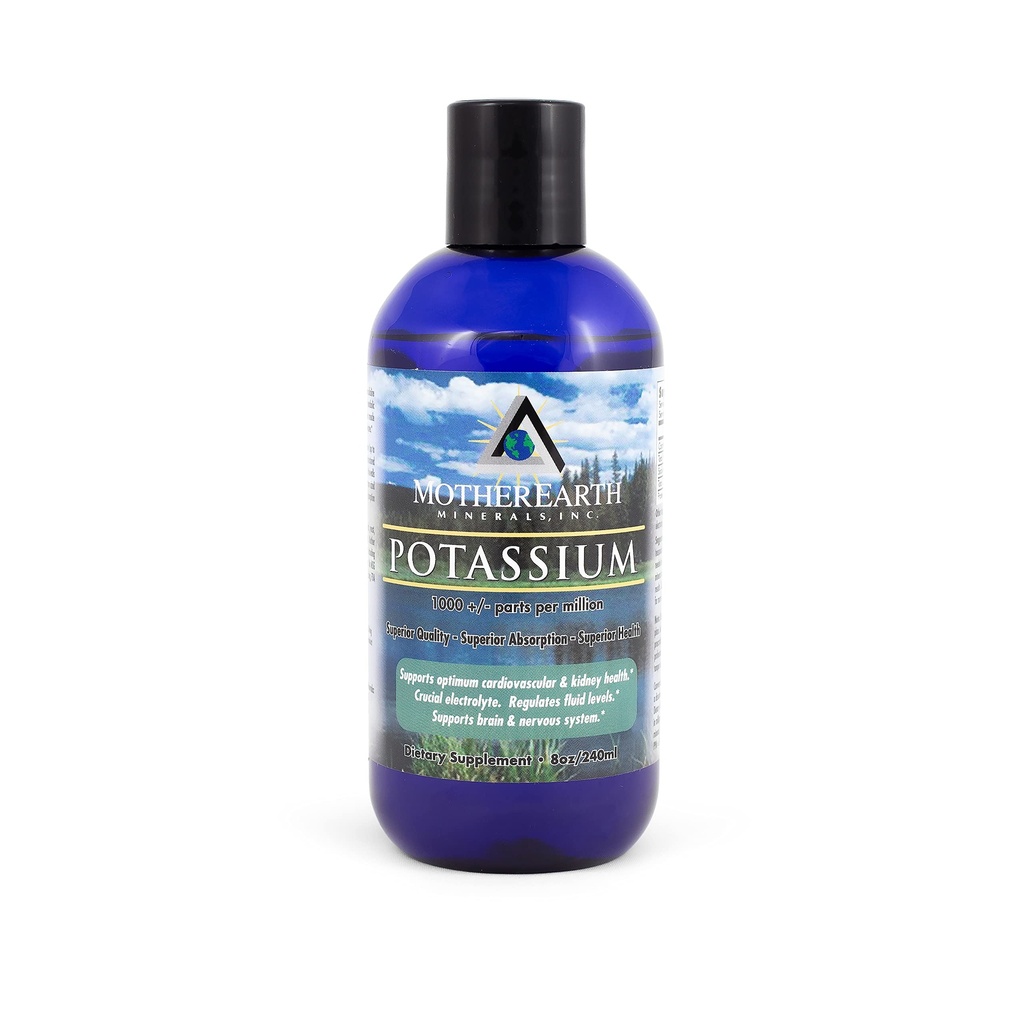 Ibu Bumi Mineral - Angstrom Mineral, Potassium, 8 Ounce