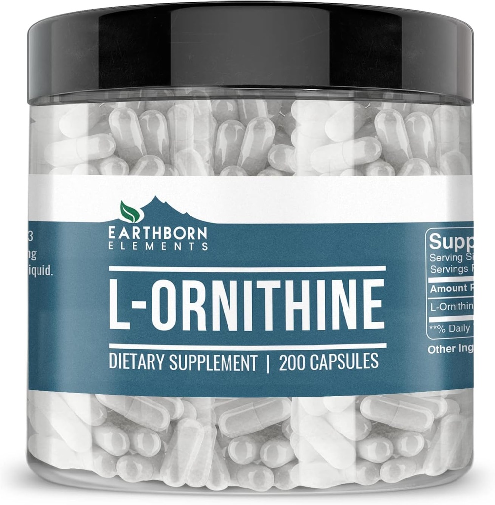 Elemen Bumi (200 Capsules L- Ornishine HCI, Asam Amino, Sintesis Protein