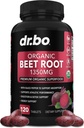 Suplemen Root Katup Busur Organik - 1350mg Beetroot Extraction Pills, Pelengkap Root Beet Organic, Super Nitric Oxide Beets High Circulation Total Vitamins Support - 120 Beets Tablet