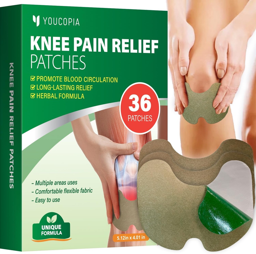 Patch Relief Pain Your UCOPIA: 36 Count Natural Herbal Relieving Paste for Long Lasting Muscle and Joint Relief - Mugwort Arthritis Heat Patches Kit