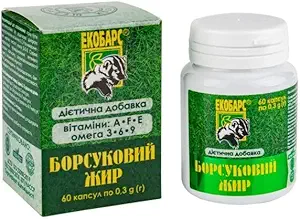 60 Badger Fat Capsules Sumber Alami Polyunjenuated Fatty Acids