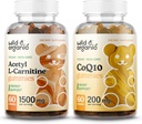 Wild & Organic L- Carnitine Gummies & CoQ10 Gummies 60 Count