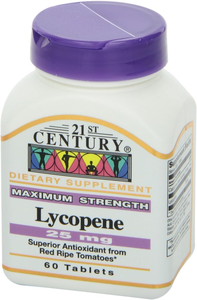 21 abad Lycopene 25mg, 60 tablet Masing-masing (Paket 4)