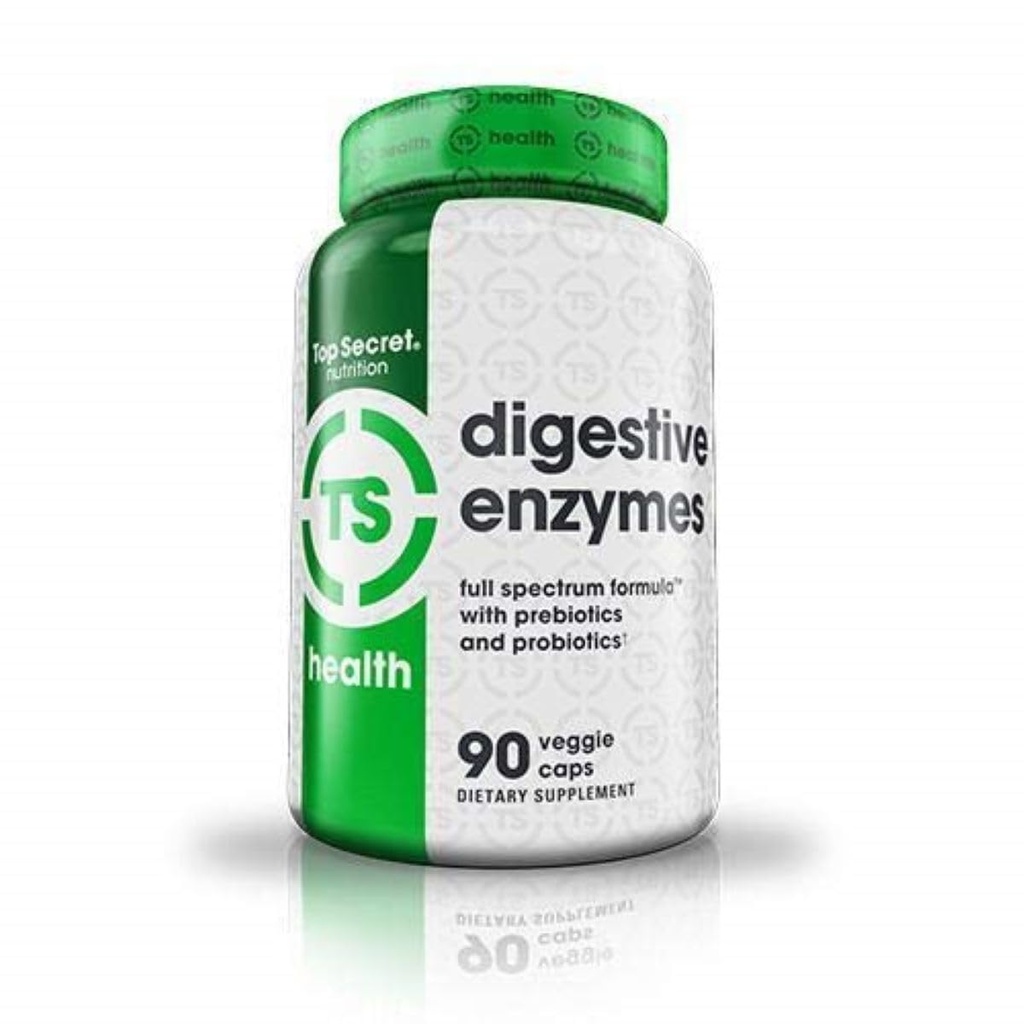 Perkembangan Nutlesi Terselubung Top Secret Enzymes 126; Spectrum Pregories & Progories 124; 10 Enzymes 124; untuk Kesehatan Gut, Bloating & Nutrient Absorpsi 124; 90 Capsules