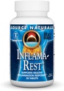 Sumber Inflama- Istirahat - Herbal & Mineral Blend dengan Turmeric, Boswellia, Ginger, Quercetin Maksimum Stress Relief & Relaxation - 30 Tablet