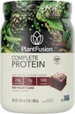PlantFusion Complete Vegan Protein Powder - Plant Based Protein Powder With BCAAs, Digetical Enzymes and Pea Protein - Keto, Gluten Free, Soy Free, Non-Dairy, No Sugar, Non-GMO - Red Velvet 1 lb