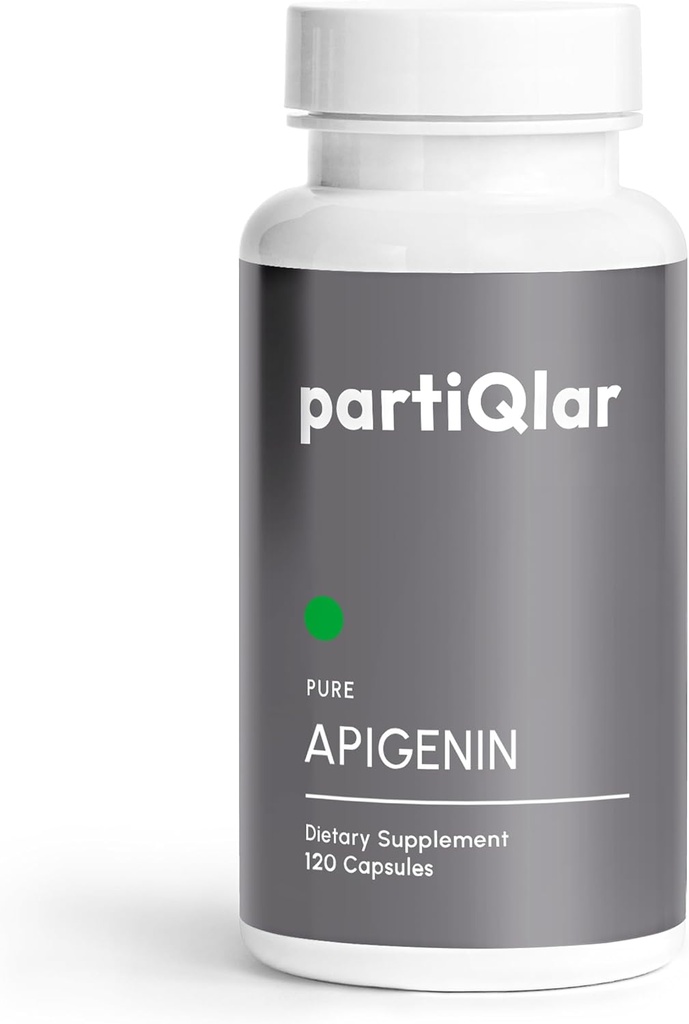 Apigenin, 100mg Per Serving, 60 Capsules - Pure - 98,7% Stabilisasi - Aktif Bioflavonoid & Antioksidants - Non-GMO