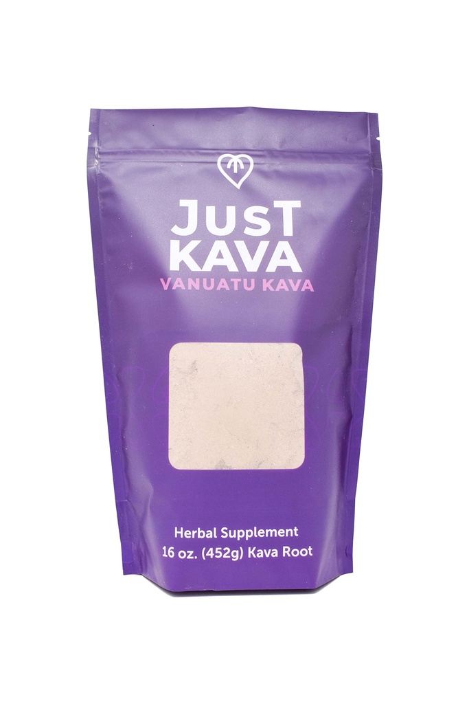Hanya Kava Vanuatu Kava Powder Herbal Tambahan untuk Relaxation 16 OZ (452g)