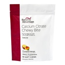 Persediaan Bariatrik Kalsium Citrat Chewy Bites 500 mg - Sangat Absorbable & Digeable - Vitamin D3 - mudah Chesily Kalsium Suplemen - Paneapple Mango - 90 Count