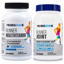 Runner Multivitamin & Gabungan Dukungan Suplemen - Antioksidan, Vitamin B Kompleks, Progories for Health, Energy, Endurance, Pemulihan - Glucosamin Chondroitin, MSM - GMP Menjalankan Suplemen