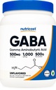 Nutricost Pure GABA 500G Powder (Asam Gamma Aminobutyric) (500 Grams / 1.1 pound)