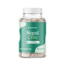 Santo Remedio Nopal Chia, Prickly Pear Cactus dan Chia Powder Dietary Supplement, Clinically Proven Ingredials, Gluten Free, Nonten-GMO, No Added Sugar, 120 Kasules, 60 Servis Per Container
