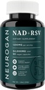 Neurogan NAD + dengan Reveratrol Capsules 1: 1 Rasio - 1200mg Per Serving, 90 Ct - Kesehatan & Kesehatan Sehat Penuaan, Energi & Imune Dukungan - Nicotine Adenine Dinucleotide NAD + Tambahan