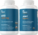 Dr. Tobias AKG Supplement & Joint Suppplement - Support Energy, Muscles, Cartilage & Joint Health, Non- GMO