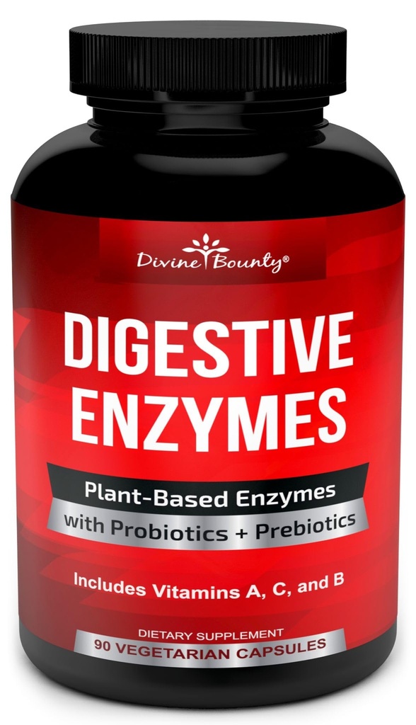Devious Bounty Digetical Enzymes with Propoletic & Preption with Lipase, Amylase, Bromelain - Dukung Gerak Digetical Heally for Men and Women - 90 Vegetarian Capsules