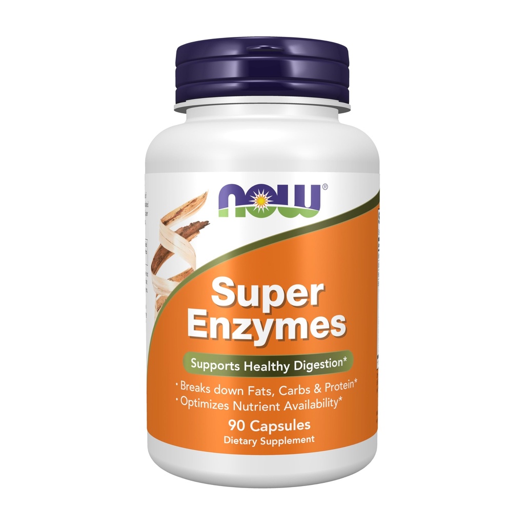 Suplemen SEKARANG, Super Enzymes, Formulasi dengan Bromelain, Ox Bile, Pankretin dan Papain, Super Enzymes, 90 Kapsul