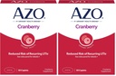 AZO Cranberry Tract Health Supplement, 1 Serving: 1 Glass of Cranberry Juice, Sugar Free Cranberry pills, 50 Count (Paket 2)