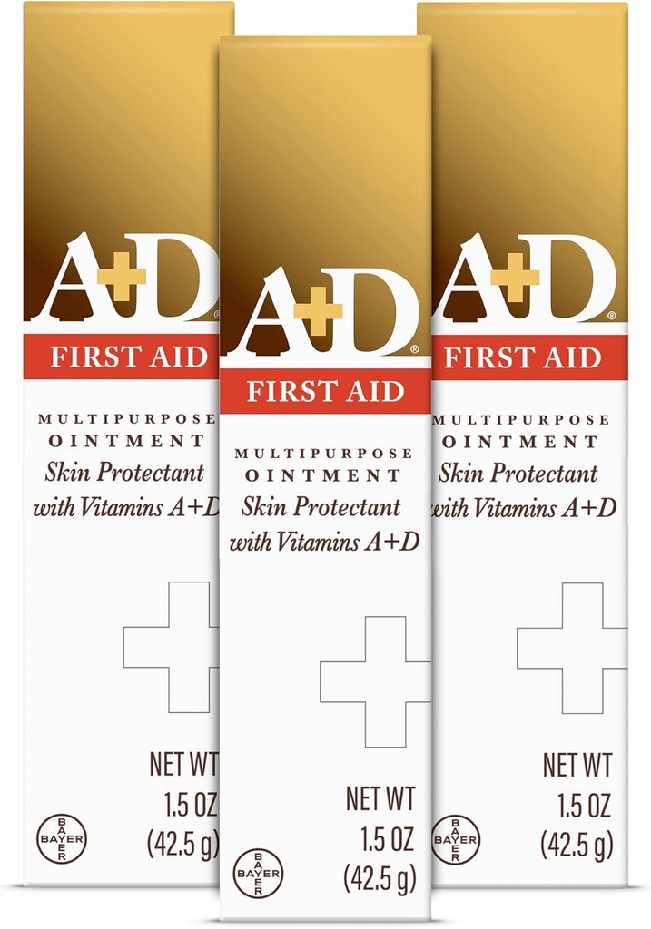 A + D Aid Opret, Multipurity Skin Moisturizer dan Skin Protectant, 1.5 Oz (Pack of 3)
