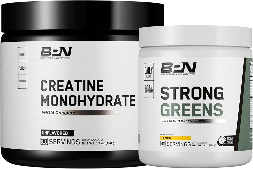 BPN Creatine Monohydrate & Strong Greens Bundle