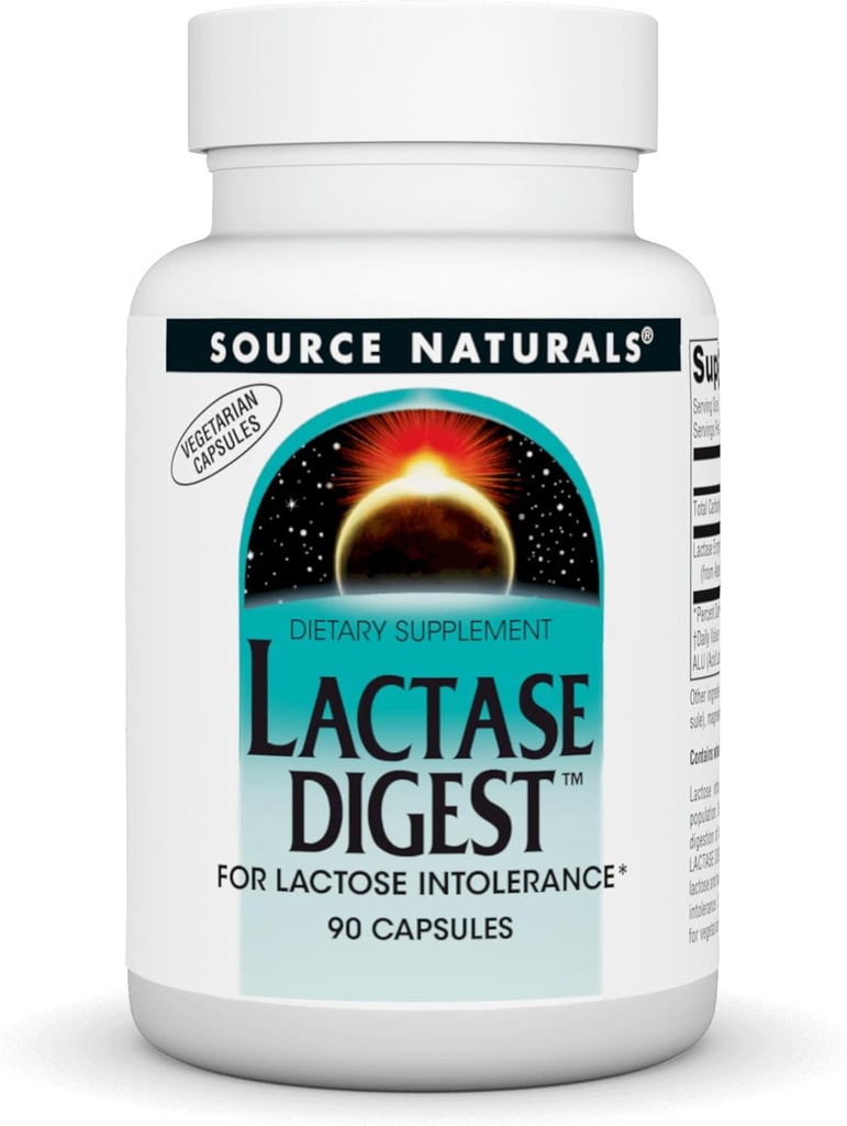 Source Lactase Digest, for Laktosa Intoleransi * - 90 Capsules