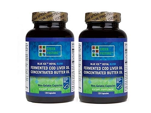 Green Pacure Blue Ice Royal Butter Oil Fermentasi Cod Liver Oil Blend 240