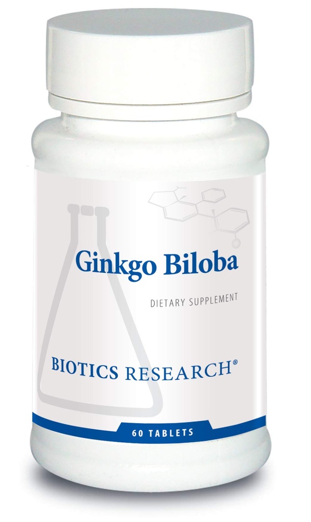 Penelitian Biotika Ginkgo Biloba Standardized 24% Ginkgo Biloba Ekstrak, Suplemen Otak, Nootropic, Fokus, Energi, Ingatan, Penuaan Sehat. 60 Talet
