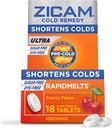 Zicam Cold Remedy Zinc Rapidmelts, Cherry Flavor, 18 Count (Paket 1)