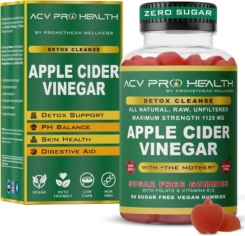 2-Pack Apple Cider Vinegar Gummies Sugar Free-ACV with Sugar Makes No Sense! Low Carb Advanced Keto Acv Gummies Keto Gummy Detox Cleanse Golo