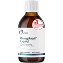 Design for Health Omegavail Liquid TG Fish Oil 1200mg - Triglyceride Omega-3 Fish Oil Brain Suplemen dengan DHA / EPA - Natural Lemon Flavor (8oz / 47 Servings)