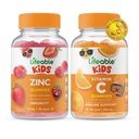 Lifeable Zinc Kids + Vitamin C Kids, Gummies Bundle - Great Tasting, Vitamin Suplement, Gluten Free, GMO Free, Chewable Gummy