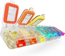 BEXEEN Medicine Pill Organizer Waterproof 7 Day Large Pill Box Daily Case Cute Vitamin Organizer Portable Pill Container Pill Pills Suppplemen Penyenser Obat Suatu hari
