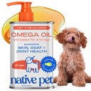Minyak Ikan Pet Omega 3 asli untuk Anjing & Kucing - Memproyekes Sehat Skin, Mantel Shiny, & Strong Joints - Dibuat dengan Minyak Salmon Liar untuk Anjing - Tasty, Past - Menyerap Omega 3 6 9 Liquid Support - 8oz