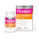 Floragen Acigholilus High Potency Recompleted Supports Overall Health, 20 Milyar CFU untuk Manfaat Probiotic, Unflafeted, 60 Count