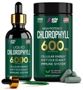 (Bundle) Cair Chlorophyll Drops & Chlorofil Capsules - Natural Energy, Imune Dukungan, Kebebasan Internal dan antioksidant Suplemen